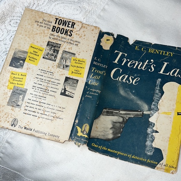 “TRENTS LAST CASE” E. C. Bentley Vintage Hardcover Book - Picture 15 of 16
